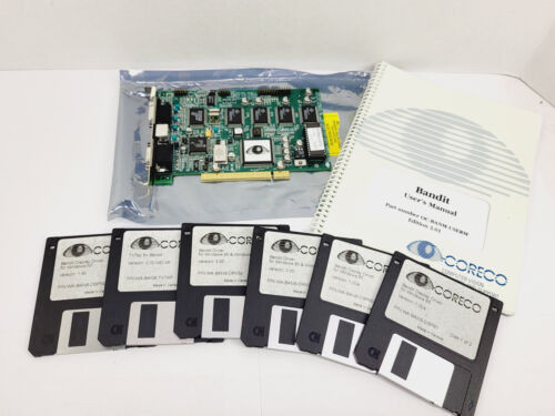 Coreco Oculus Bandit Oc-Ban0-Ac040 Video Digitizer Pci & Vga Card For Windows