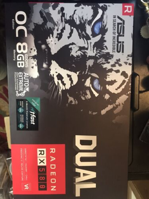 Asus Amd Radeon Rx580 Oc 8Gb Gddr5 Graphics Card (Dual-Rx580-O8G)