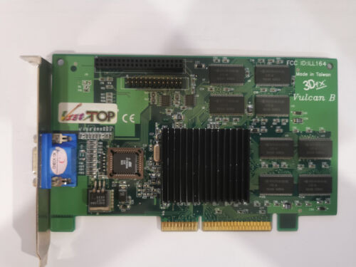 Viewtop Vulcan B (Ill164) Agp (100/100Mhz) Voodoo Banshee 16Mb Sdram Video Card