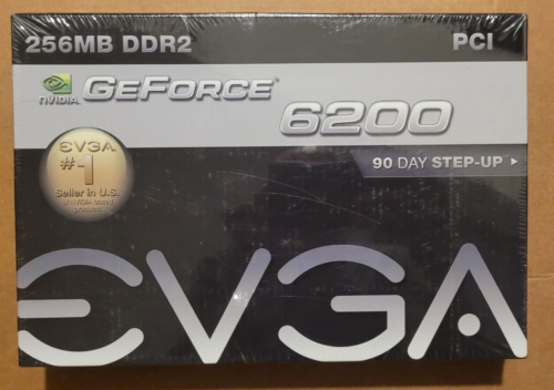 Brand New Nvidia Geforce 6200 Pci Video Card Evga