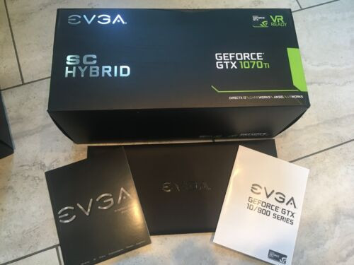 Evga Gtx Geforce 1070Ti Hybrid Gaming Graphics Card W/ Integrated Water Cooling