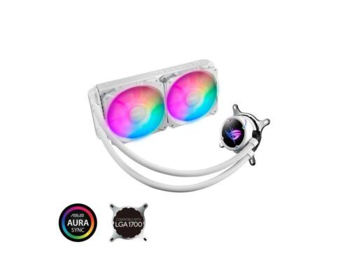 Asus Rog Strix Lc Ii 240 Argb White Edition All-In-One Aio Liquid Cpu Cooler