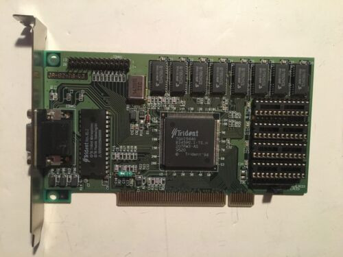Trident Pci Ja-8247-V3 Video Card Tgui 8440 Chipset Ky2-Jax-Tvga94Pci
