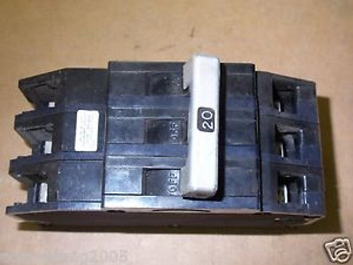 ZINSCO 20 Amp 3 Pole 240V Q243020 Q24 Circuit Breaker sylvania