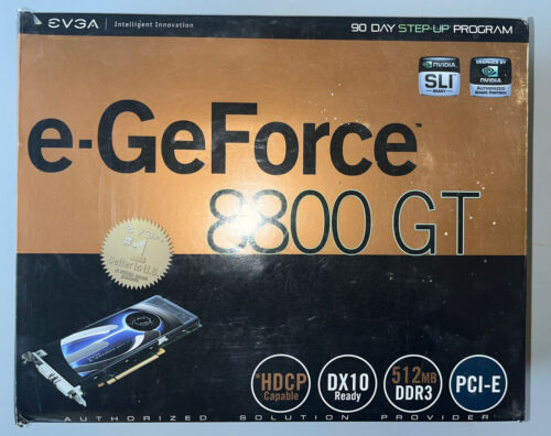 Evga Nvidia Geforce 8800 Gt (512P3N801Ar) 512Mb Gddr3 Sdram Pci Express X16...