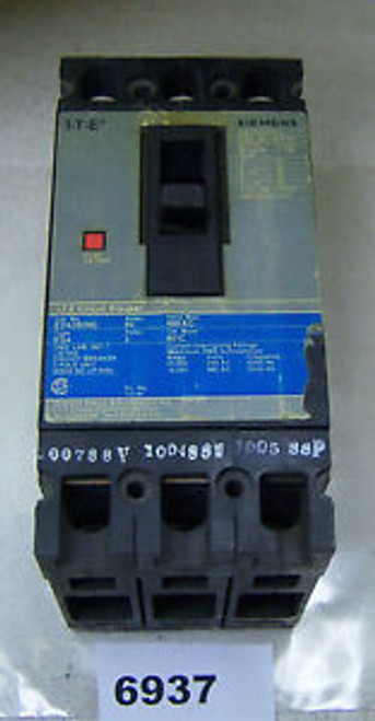 (6937) Siemens ITE Circuit Breaker ED43B060 3P 480 VAC 60A
