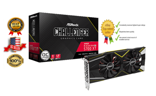 Asrock Radeon Rx 5700 Xt Challenger 8Gb Gddr6 Graphics Card