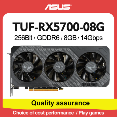 Asus High-End Unique Amd Tuf Rx5700-08G Game Gddr6 256 Bit Game Desktop Computer
