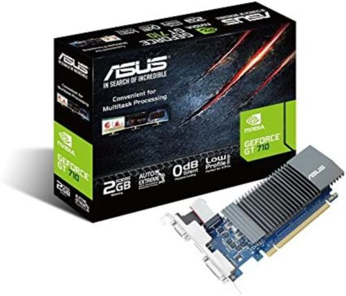 Asus Gt710-Sl-2Gd5-Brk Video Card Nvidia Gt710 2Gb F/S W/Tracking# Japan New