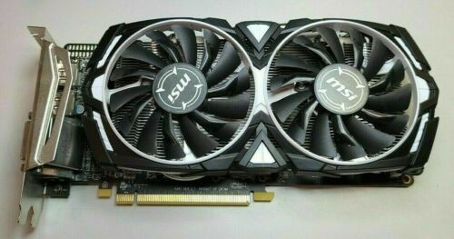 3 X Msi Amd Radeon Rx 570 Armor 4Gb Oc Gddr5 Pci Express X16 Graphic Cards (Lot)