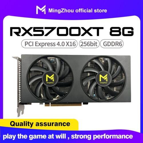 Minzhou Graphics Card Amd Rx5700Xt 8G Game Gddr6 Game Desktop Computer Independe