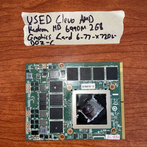 Used Clevo Amd Radeon Hd 6990M 2Gb Graphics Card 6-77-X720L-D02-C
