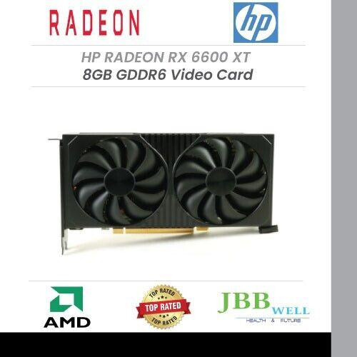 Hp Radeon Rx 6600 Xt Graphic Card - 8Gb Gddr6