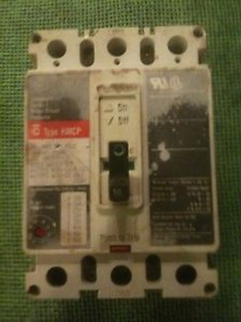 Westinghouse Hmcp050K2C Circuit 50 Amp Breaker 3 Pole 600 Volt