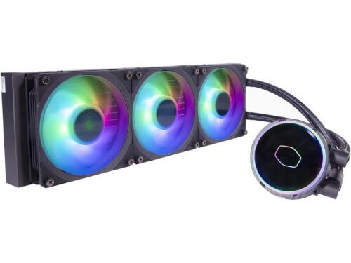 Coolermaster Masterliquid Pl360 Flux Close-Loop Aio Cpu Liquid Cooler, Dual Cha