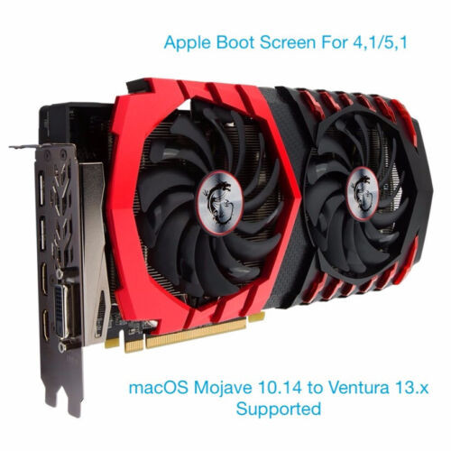 Amd Radeon Rx580 8Gb 4K Graphics Card Apple Mac Pro 3,1-5,1 Macos Ventura 13.X