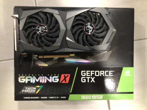 Msi Geforce Gtx 1660 Super Gaming X - 6Gb Graphics Card