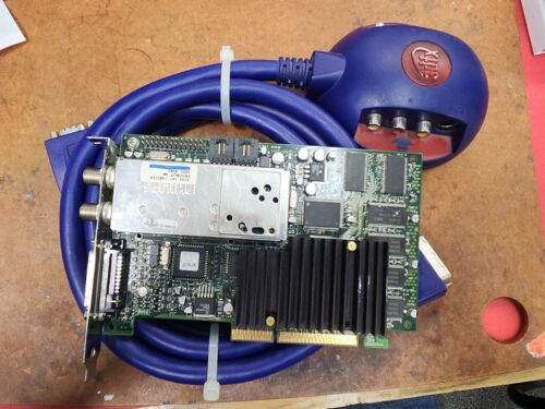 Vintage 3Dfx Voodoo 3 3500 Tv Agp Gpu. With Cord