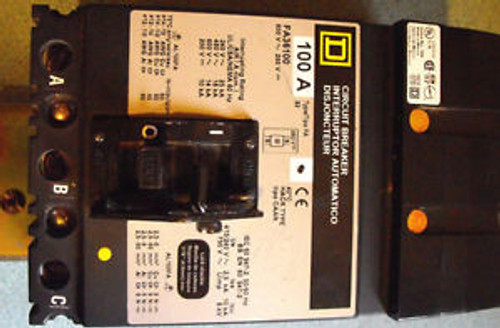 Square D, I-line,100 amp, Circuit Breaker, 600 volt