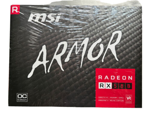 Msi Radeon Rx 580 Armor 8G Oc Graphics Card New