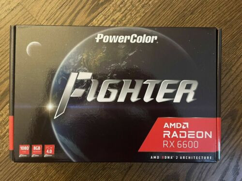 Brand New Powercolor Amd Radeon Rx 6600 Fighter Graphics Card 8Gb Gpu Fast Ship