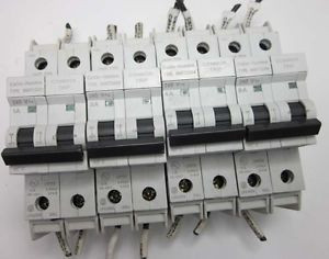 4 Cutler Hammer 2 Pole 1,3,4,6 amp Circuit Breakers