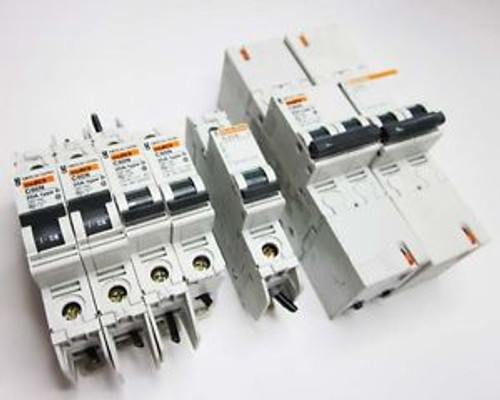 7 Merlin Gerin Type C,D Breakers 20A 1- 2 Pole C60/C60N