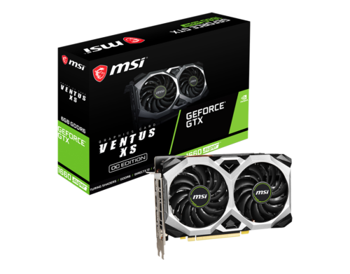 New Msi Geforce Gtx1660 Super Ventus Xs Oc 6Gb Gddr6 Pci-E Video Card Hdmi Dp