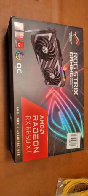 Asus Rog Strix Amd Radeon Rx 6650 Xt Oc Edition Gaming 8Gb Graphics Card