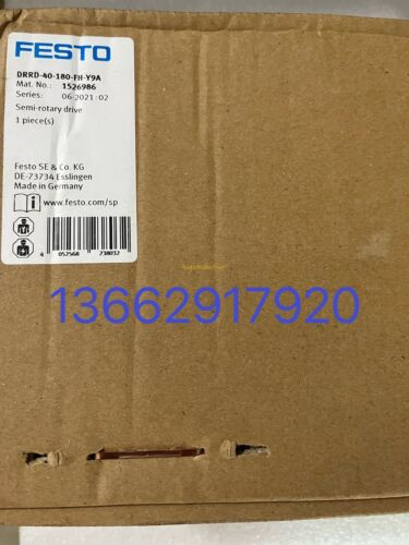 1Pcs Festo Rotary Cylinder Drrd-40-180-Fh-Y9A (1526986)