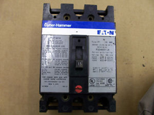 Cutler Hammer Eaton FS340015A 15 Amp Circuit Breaker