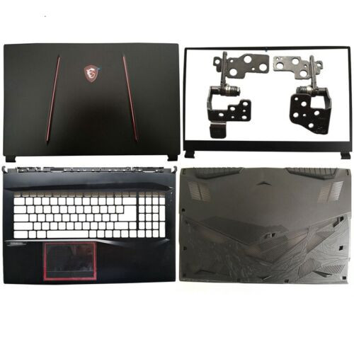 For Msi Ge75 Ge75Vr 8Re 8Rf Ms-17E2 Lcd Back Cover+Bezel+Palmrest+Bottom+Hinges