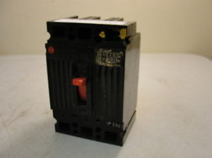 8599 Used, GE THED136015 Circuit Breaker 15A 3Pole 600Vac