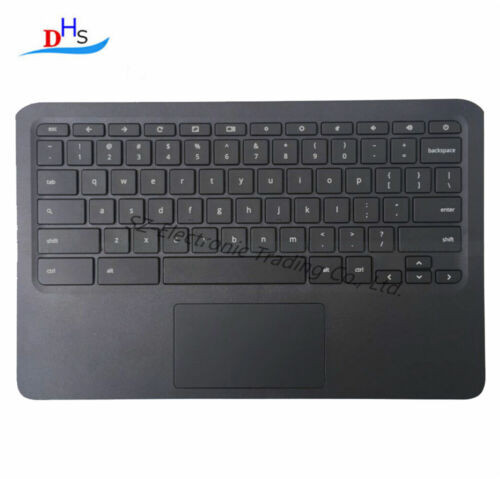 X10Pcs 95New For Hp Chromebook 11 G6 Ee Palmrest Keyboard Bezel L92334-001