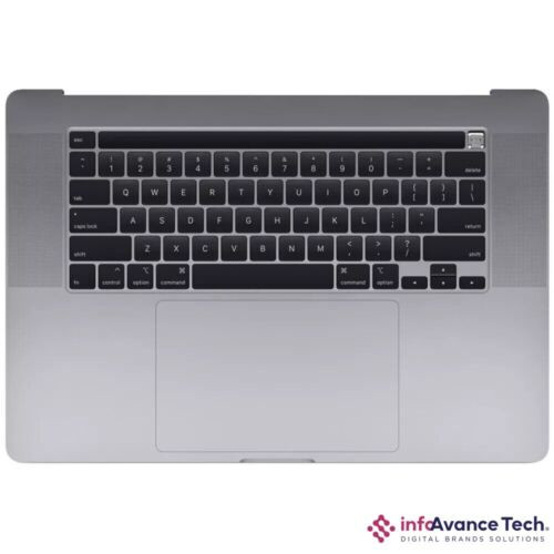 Apple Macbook Pro 16" A2141 2019 Top Case Palmrest Keyboard Touchpad Space Gray