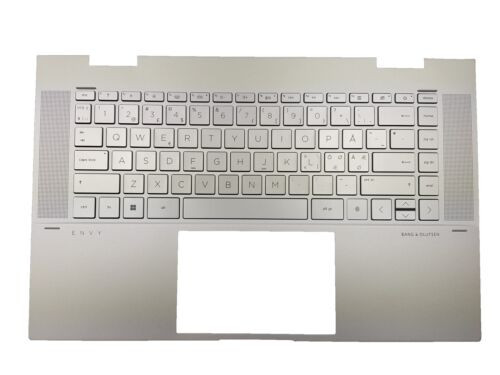 Hp Envy 15-Es Silver Palmrest Cover Nordic Backlit Keyboard M45474-Dh1 M50059