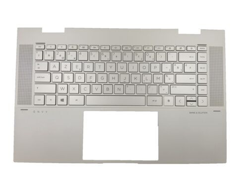 Hp Envy 15-Es Silver Palmrest Cover Belgian Backlit Keyboard M45474-A41 M50059