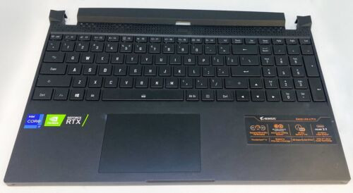 Gigabyte Aorus 15P 15.6" Original Palmrest Touchpad Keyboard Assembly 4Rkx5L0D