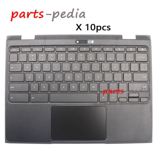 10Pcs 5Cb0Q79737 For Lenovo 500E Chromebook Upper Case Palmrest Keyboard Bezel