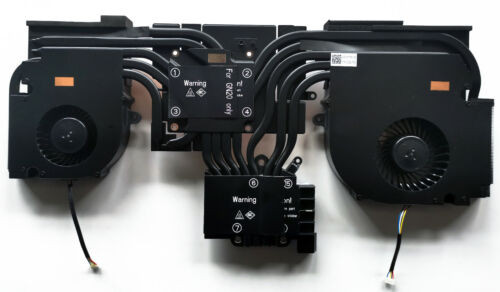 Clevo X170Km-G Dual Cpu/Gpu Heatsink W/ Fans; P/N: 31-X17Kn-100