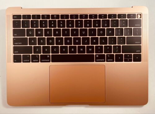 Apple Macbook Air 13" A1932 2019 Keyboard Top Case Battery - Gold