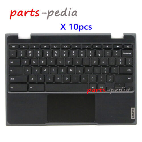 10Pcs For Lenovo 100E Chromebook 2Nd Gen Palmrest Us Keyboard Bezel 5Cb0Z21474