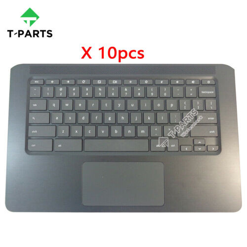 10Pcs L14354-001 New For Hp Chromebook 14 G5 Palmrest Keyboard Kb Bezel Touchpad