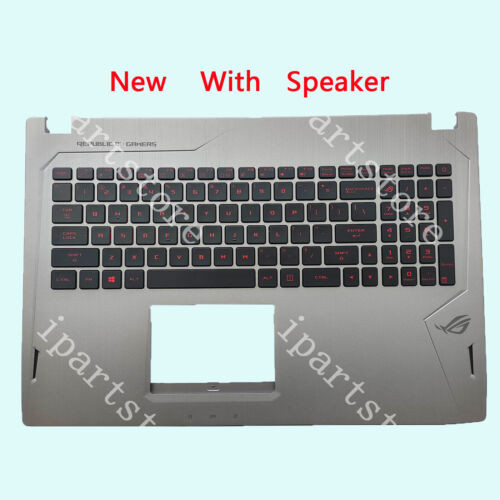 New Palmrest With Backlit Keyboard Silver Gray For Asus Rog Gl502 13Nb0Dr6Ap0111