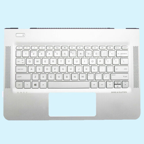 New For Hp Envy 13-Ab Series 13T-Ab Palmrest Backlit Keyboard 909620-001 Silver