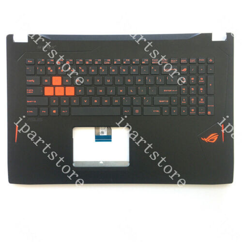 New Black Palmrest Backlit Keyboard For Asus Gl702V Gl702Vm Gl702Vs Gl702Vt