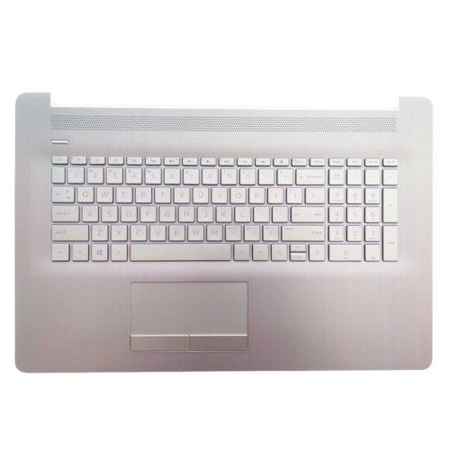New Palmrest For Hp 17-By 17-Ca  Us Keyboard W/ Backlit Touchpad Pink L28089-001