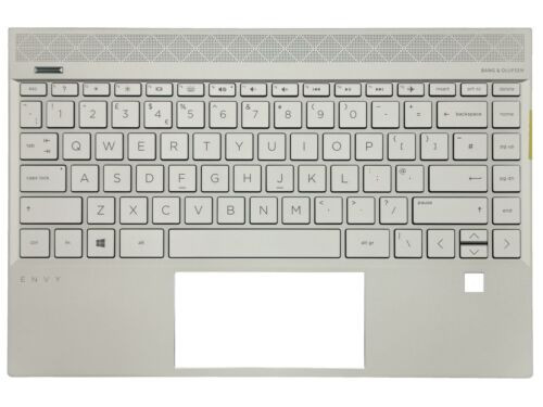 Genuine Hp Envy 13-Aq Palmrest Cover Keyboard  Silver Backlit L70933-031