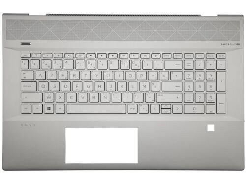 Genuine Hp Envy 17-Ce Palmrest Cover Keyboard Belgium Silver L52452-A41