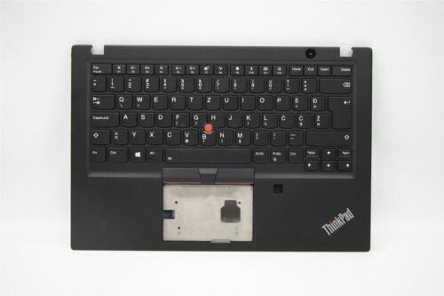 Lenovo Thinkpad T490S Palmrest Touchpad Cover Keyboard Slovenian Black 02Hm299